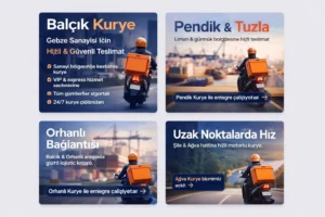 Balçık Kurye hizmeti ile Gebze Balçık sanayi bölgesinden hızlı ve güvenli motorlu kurye teslimatı